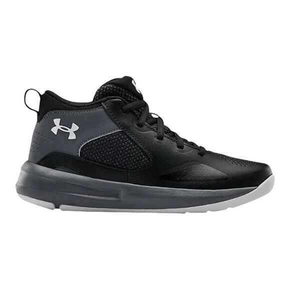 Under Armour Lockdown 5 Men’s Black Pitch Gray Basketball Sneaker Size 11 - Picture 1 of 9